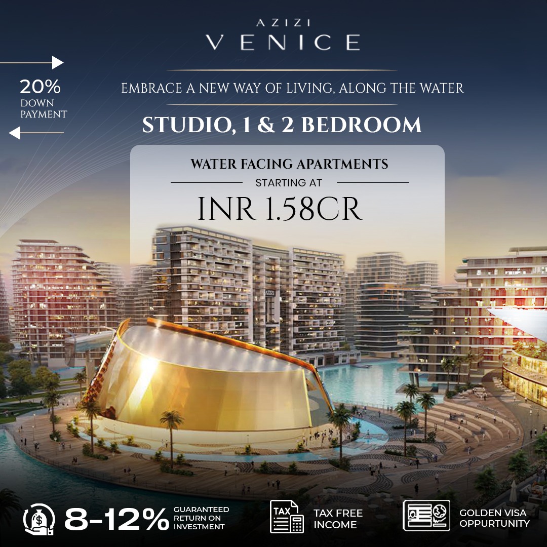 Azizi Venice — Waterfront Launch — Real Estate project by Hunar Studio